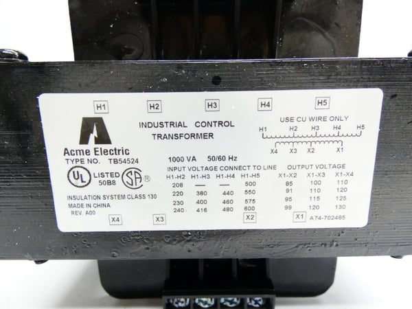 ACME ELECTRIC TB54524 600V NSMP