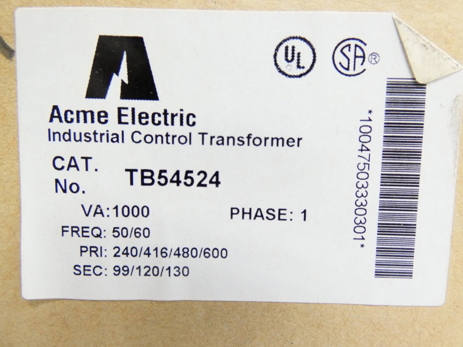 ACME ELECTRIC TB54524 600V NSMP