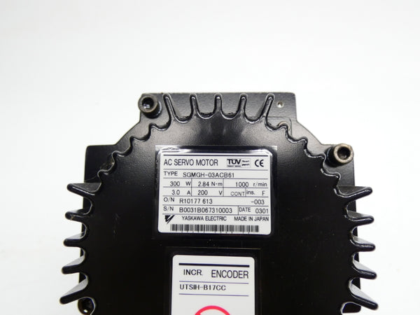 YASKAWA SGMGH-03ACB61 200V 3.0A NSMP