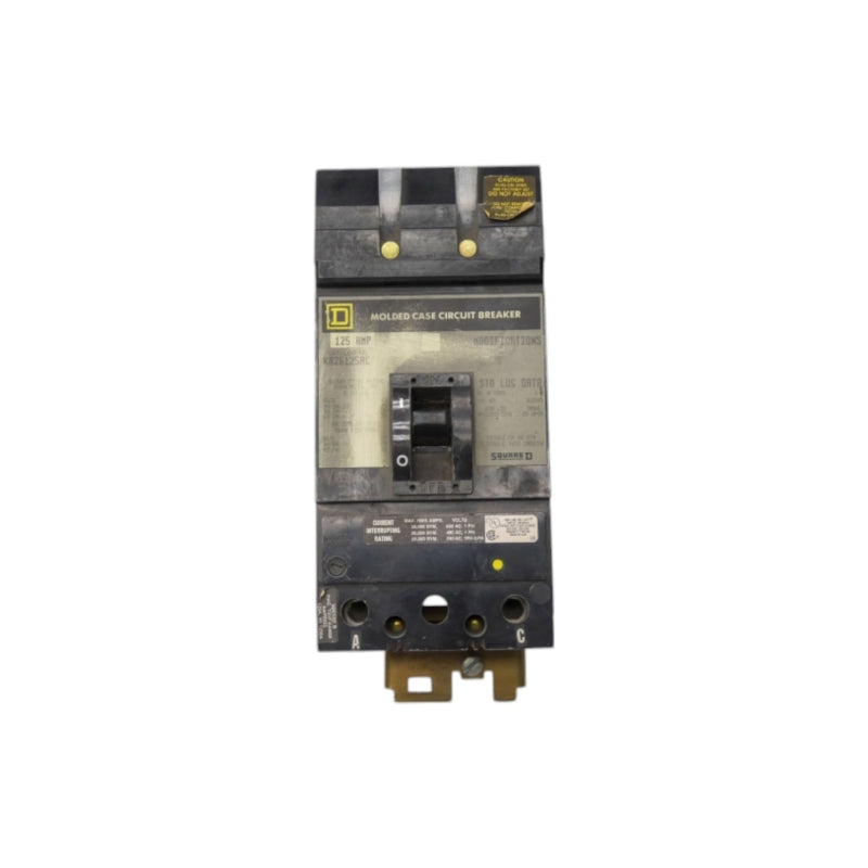 SQUARE D KA26125AC 600V 125A (GREY) UNMP
