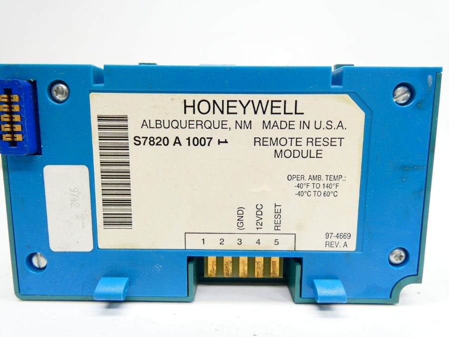 HONEYWELL S7820A1007 12VDC UNMP