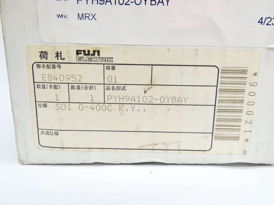 FUJI ELECTRIC PYH9A102-0YBAY 85-265VAC NSMP