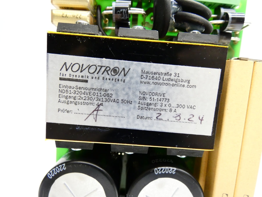NOVOTRON 555684 ND51-3204VE-011-062 0-300VAC NSNP
