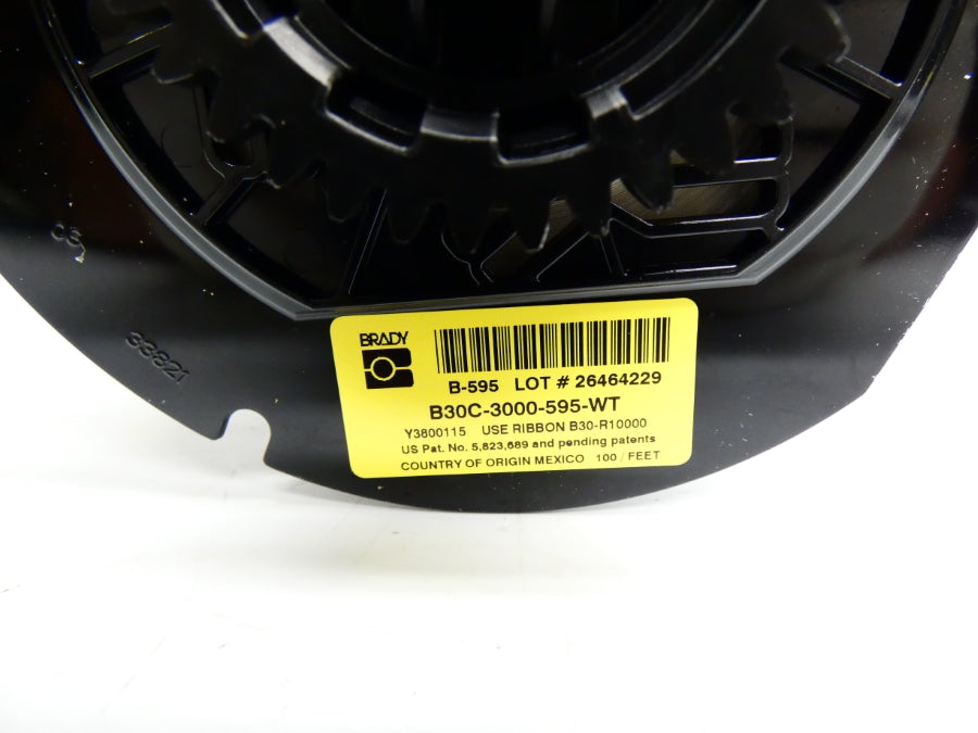 BRADY B30C-3000-595-WT Y3800115 3" NSMP