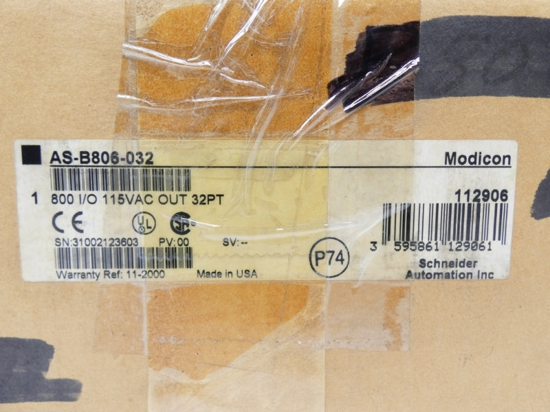 AGE MODICON AS-B806-032 115VAC NSMP