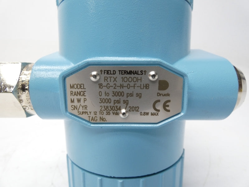 DRUCK RTX1000H-18-G-2-N-O-F-LHB 3000PSI NSMP
