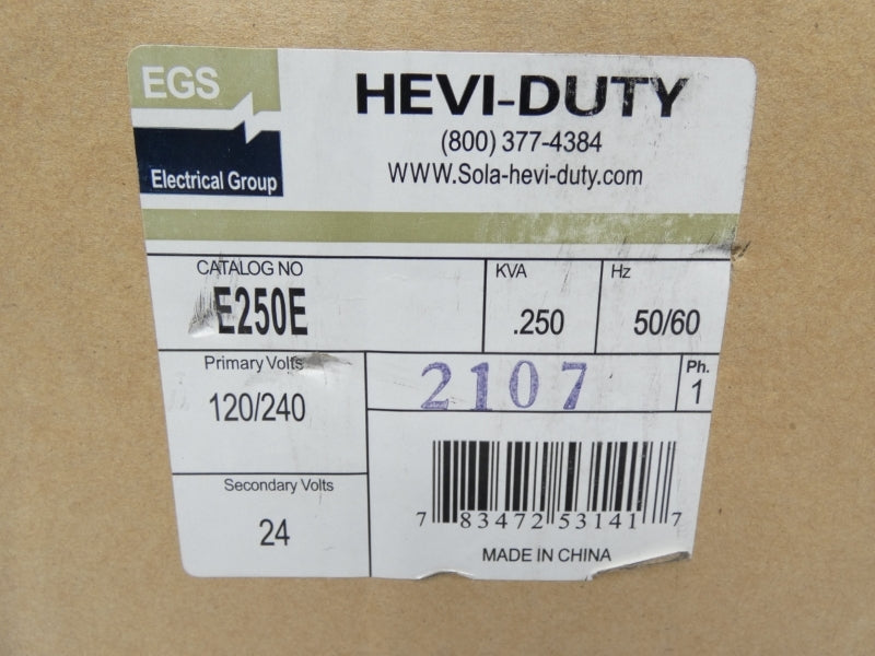 EGS HEVI-DUTY E250E NSMP