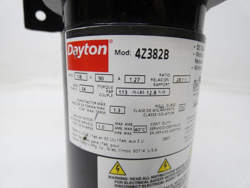 DAYTON 4Z382B 90V 1.27A NSNP
