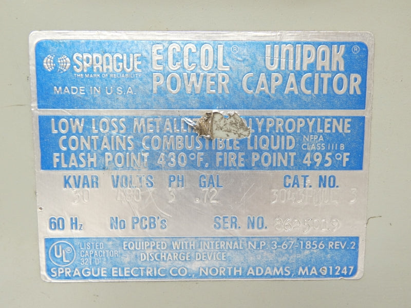 SPRAGUE 3043PMUL3 480V NSNP