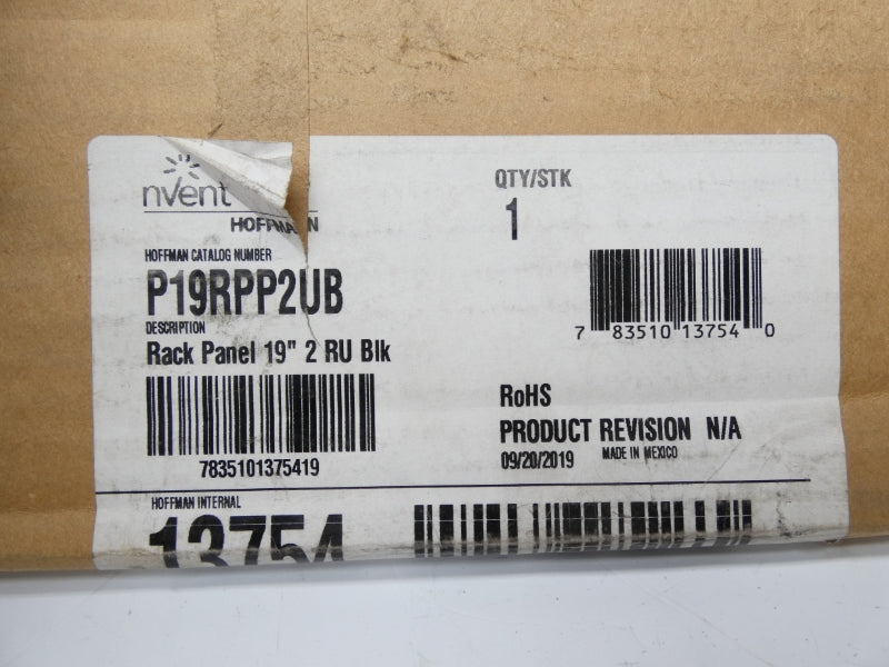 HOFFMAN P19RPP2UB 19" NSMP
