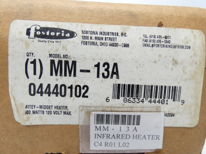FOSTORIA MM-13A 120V NSMP