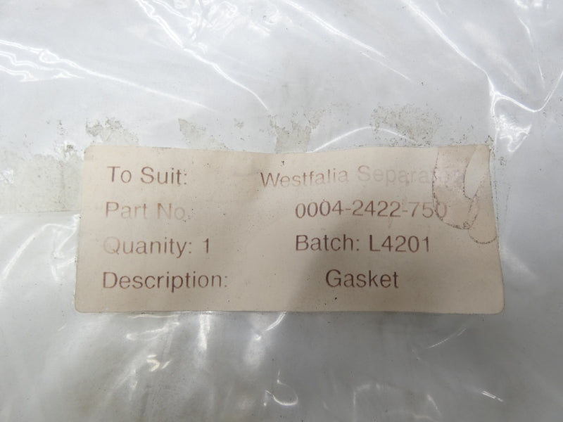 WESTFALIA SEPERATOR 0004-2422-750 NSNP