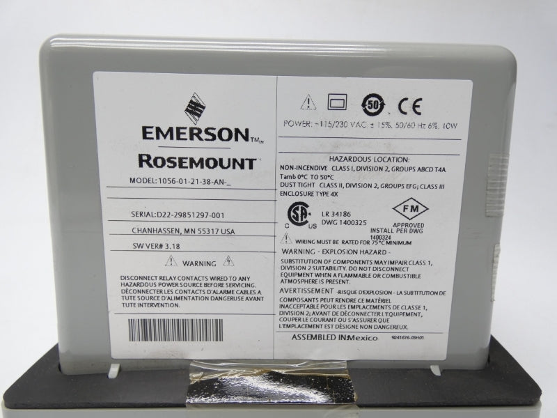 ROSEMOUNT 1056-01-21-38-AN 115/230VAC NSMP