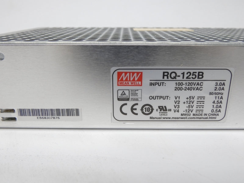 MEAN WELL RQ-125B 200-240VAC 3.0A NSMP