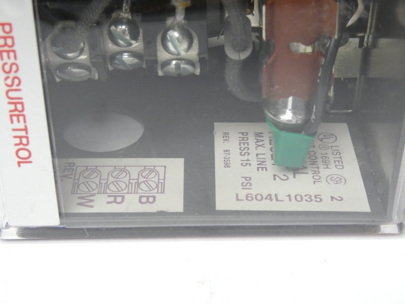 HONEYWELL L604L1035 15PSI NSNP