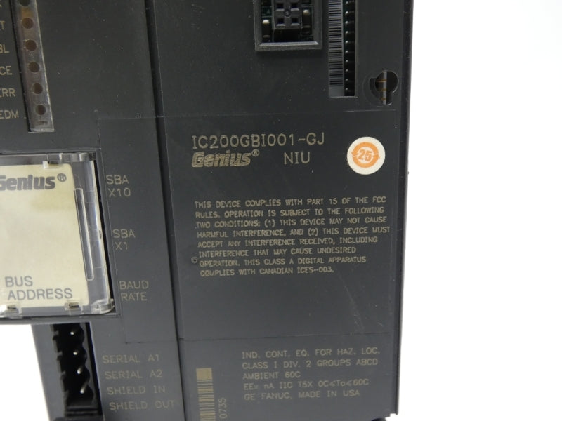 GENIUS IC200GBI001-GJ NSNP
