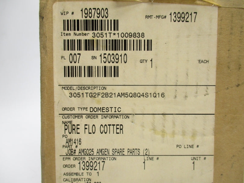 ROSEMOUNT 3051TG2F2B21AM 9-32VDC 0-150PSI NSMP