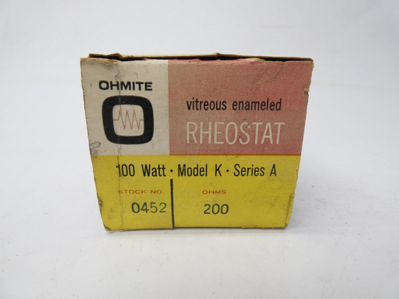 OHMITE 0452 SER. A NSMP
