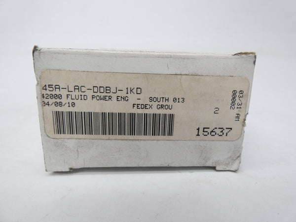 MAC 45A-LAC-DDBJ-1KD 12VDC 120PSI NSMP