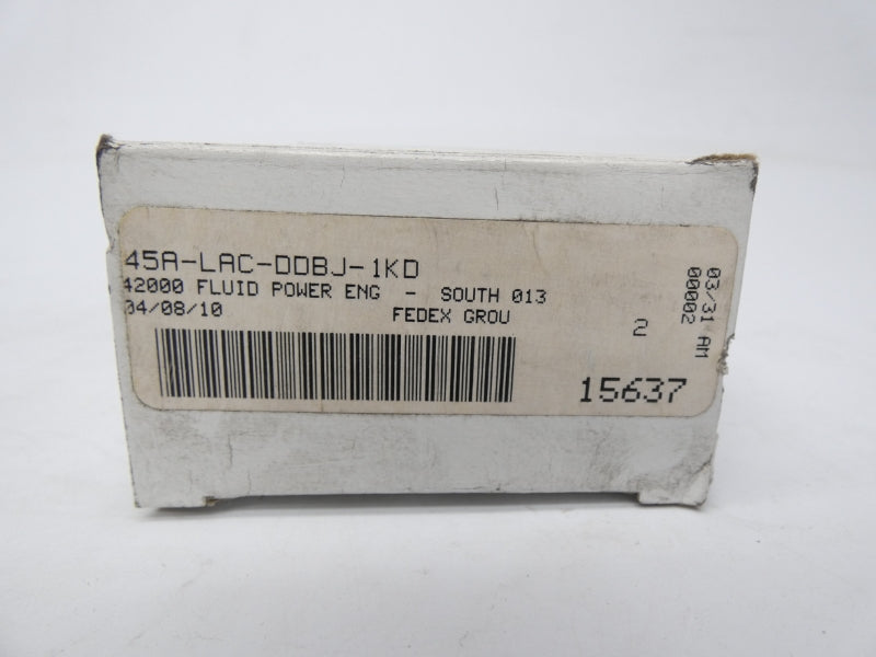 MAC 45A-LAC-DDBJ-1KD 12VDC 120PSI NSMP