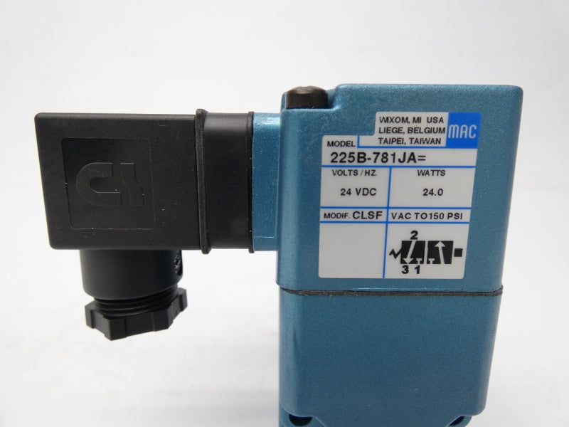MAC 225B-781JA 24VDC 150PSI NSMP