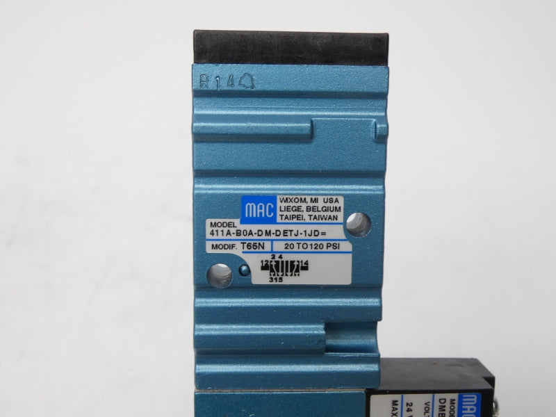 MAC 411A-B0A-DM-DETJ-1JD 24VDC 20-120PSI NSMP