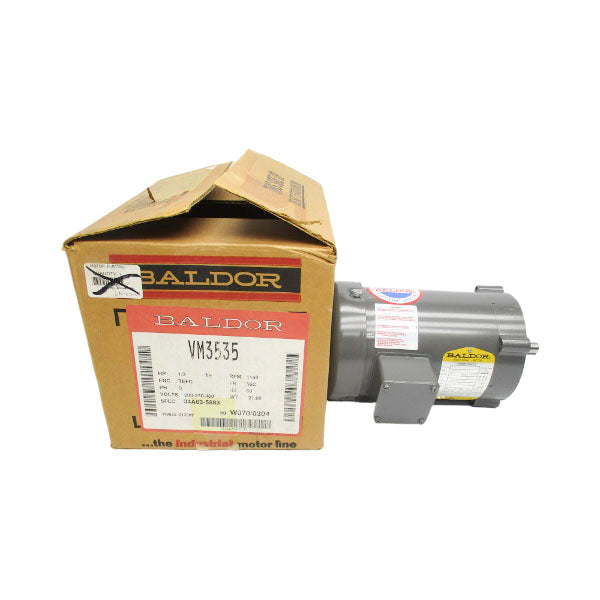 BALDOR VM3535 208-203/460V 1.9-1.8/.9A NSMP