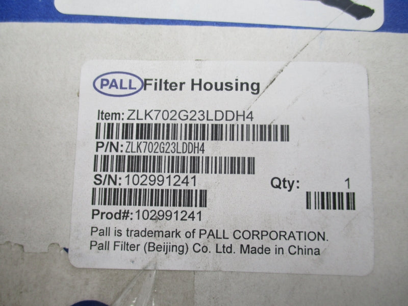 PALL ZLK702G23LDDH4 150PSI NSMP