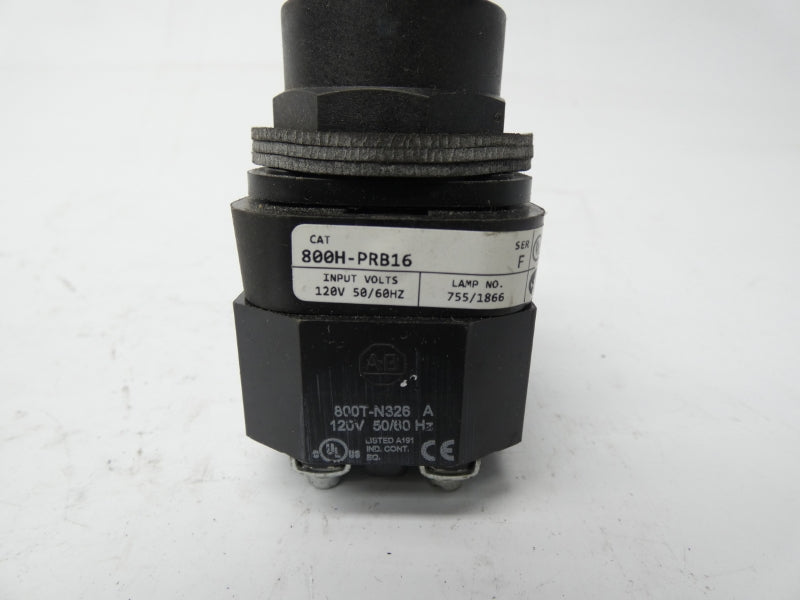 ALLEN BRADLEY 800H-PRB16 SER. F 120V NSNP