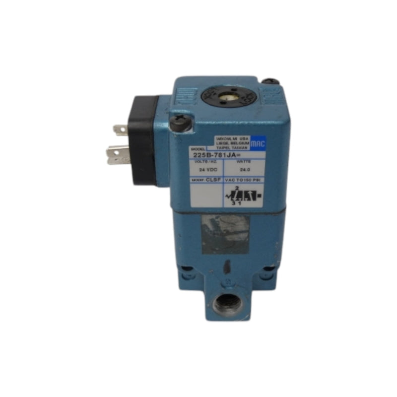 MAC 225B-781JA 24VDC 150PSI UNMP