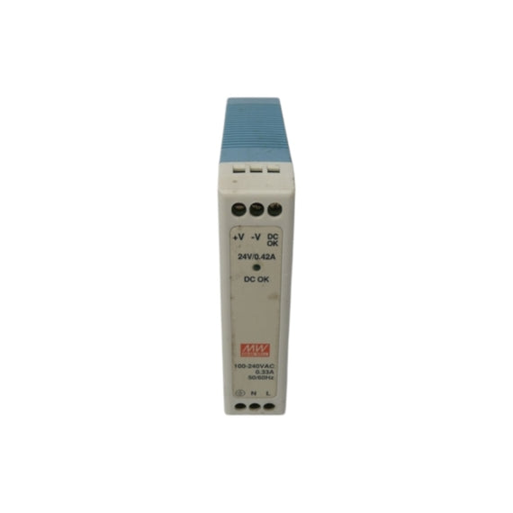 MEAN WELL MDR-10-24 100-240VAC 0.42A UNMP