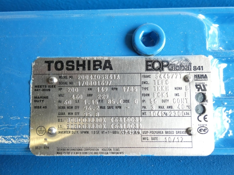TOSHIBA 2004XDSB41A 460V 229A NSNP
