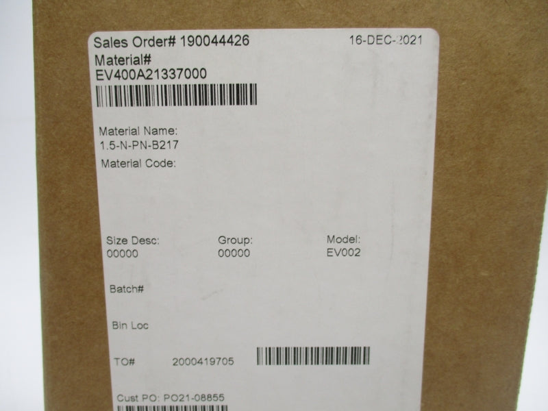 ITT 1.5-N-PN-B217 90PSI 1.5" NSFS