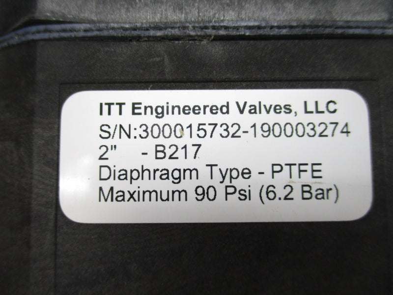 ITT 2-N-PN-B217 90PSI 2" NSMP