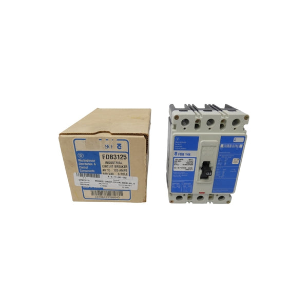 WESTINGHOUSE FDB3125 600VAC 125A NSMP