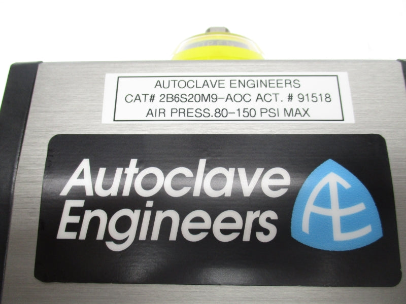 AUTOCLAVE ENGINEERS 2B6S20M9-AOC 80-150PSI NSMP