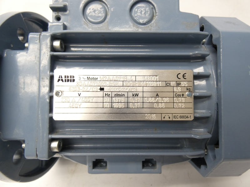 ABB M2AA071B-4 3GAA072002-BSE 230/400V 1.66/0.96A NSNP