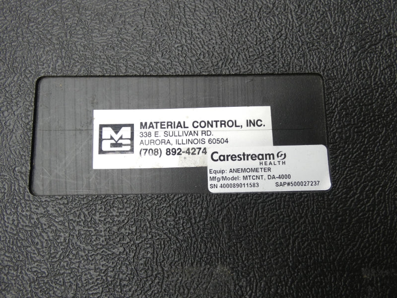 MATERIAL CONTROL DA-4000 NSMP