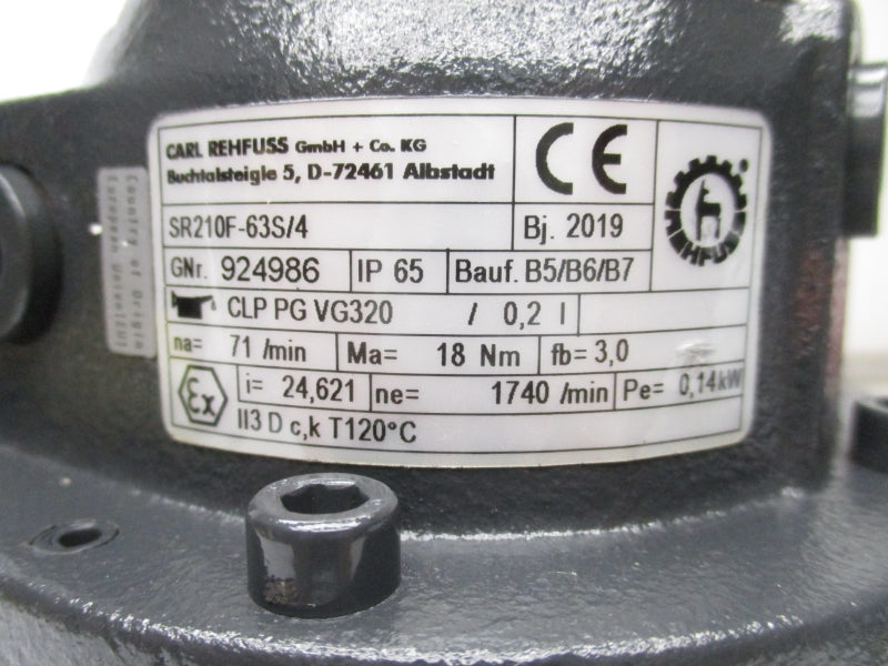 REHFUSS 63S/4-II3D-22 SR210F-63S/4 330/575V 1.47/0.85A NSNP