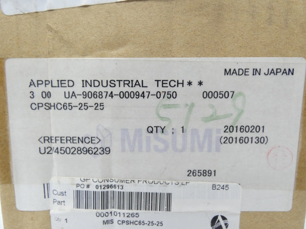 MISUMI CPSHC65-25-25 NSMP