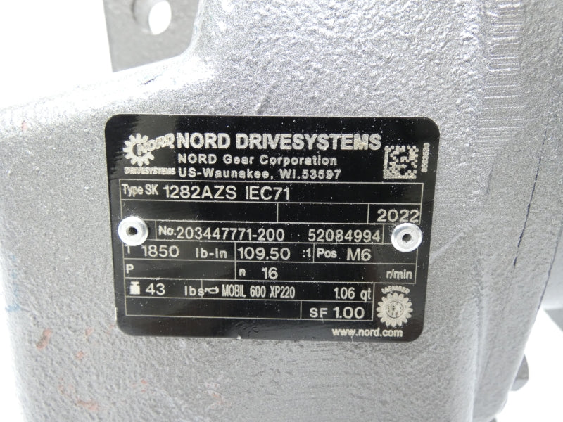 NORD DRIVESYSTEMS SK1282AZSIEC71 NSNP