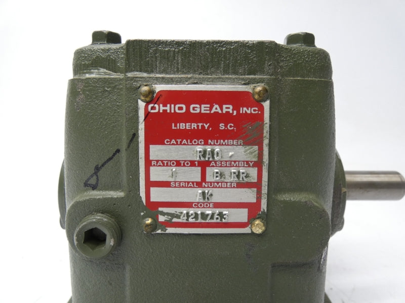 OHIO GEAR RA0 NSNP