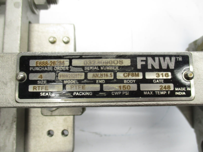FNW FNW2020TP 150PSI 4" NSNP