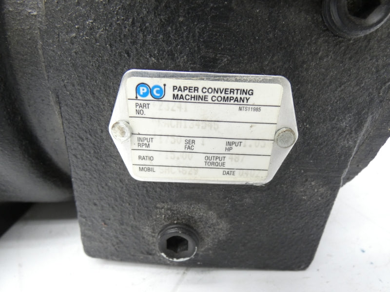 PAPER CONVERTING MACHINE COMPANY 2341 RACH134546 UNMP