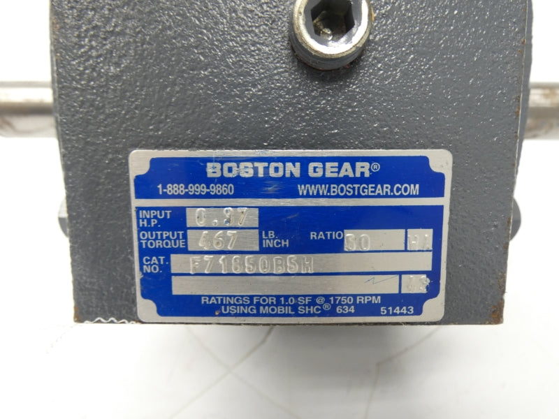 BOSTON GEAR F71850B5H UNMP