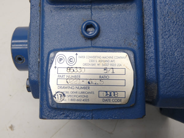 PAPER CONVERTING MACHINE COMPANY 85330 UNMP