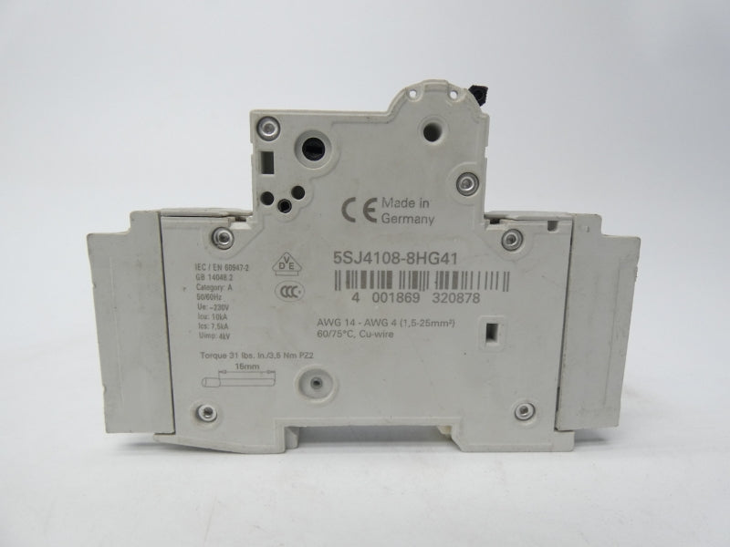 SIEMENS 5SJ4108-8HG41 230V 8A UNMP