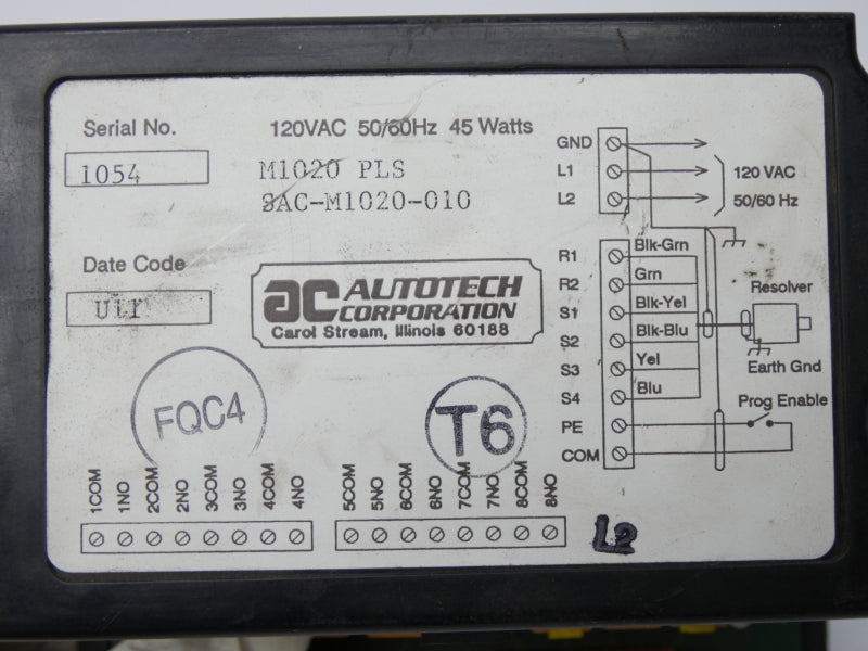AUTOTECH CORPORATION SAC-M1020-010 120VAC UNMP