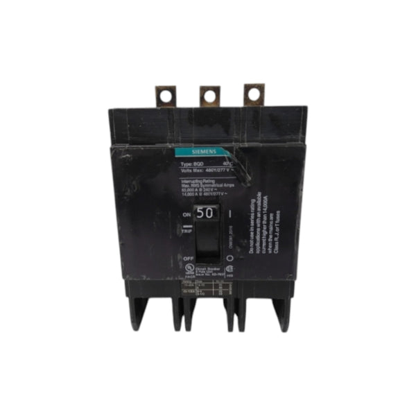 SIEMENS BQD350BP 277/480V 50A UNMP