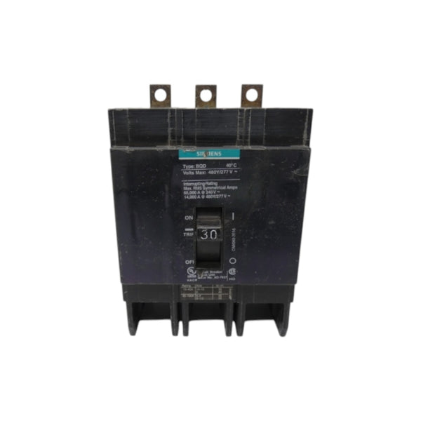 SIEMENS BQD330BP 277/480V 30A UNMP